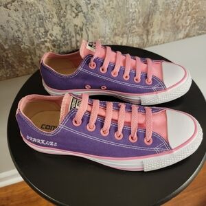 Converse Kids Sparkles Purple and Pink Sneakers